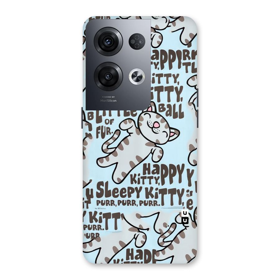 Kitty Pattern Back Case for Oppo Reno8 Pro 5G