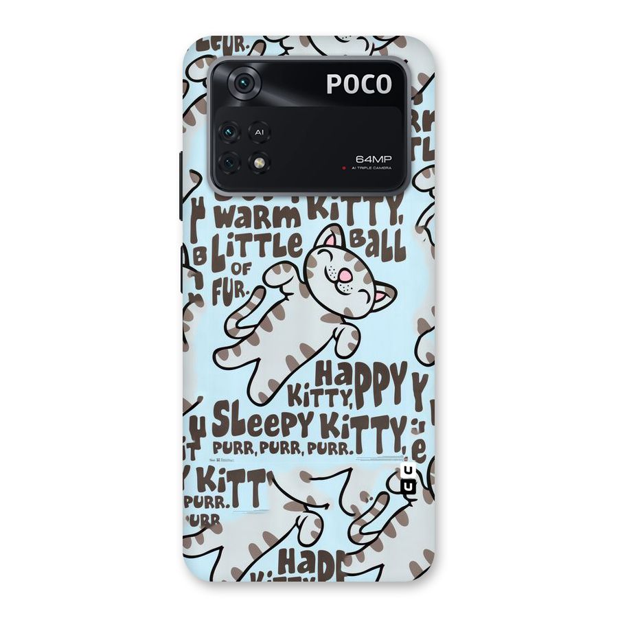Kitty Pattern Back Case for Poco M4 Pro 4G