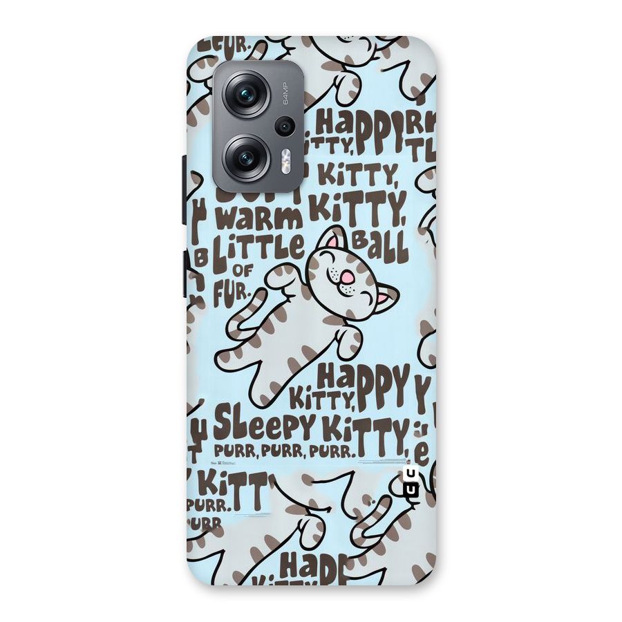 Kitty Pattern Back Case for Redmi K50i