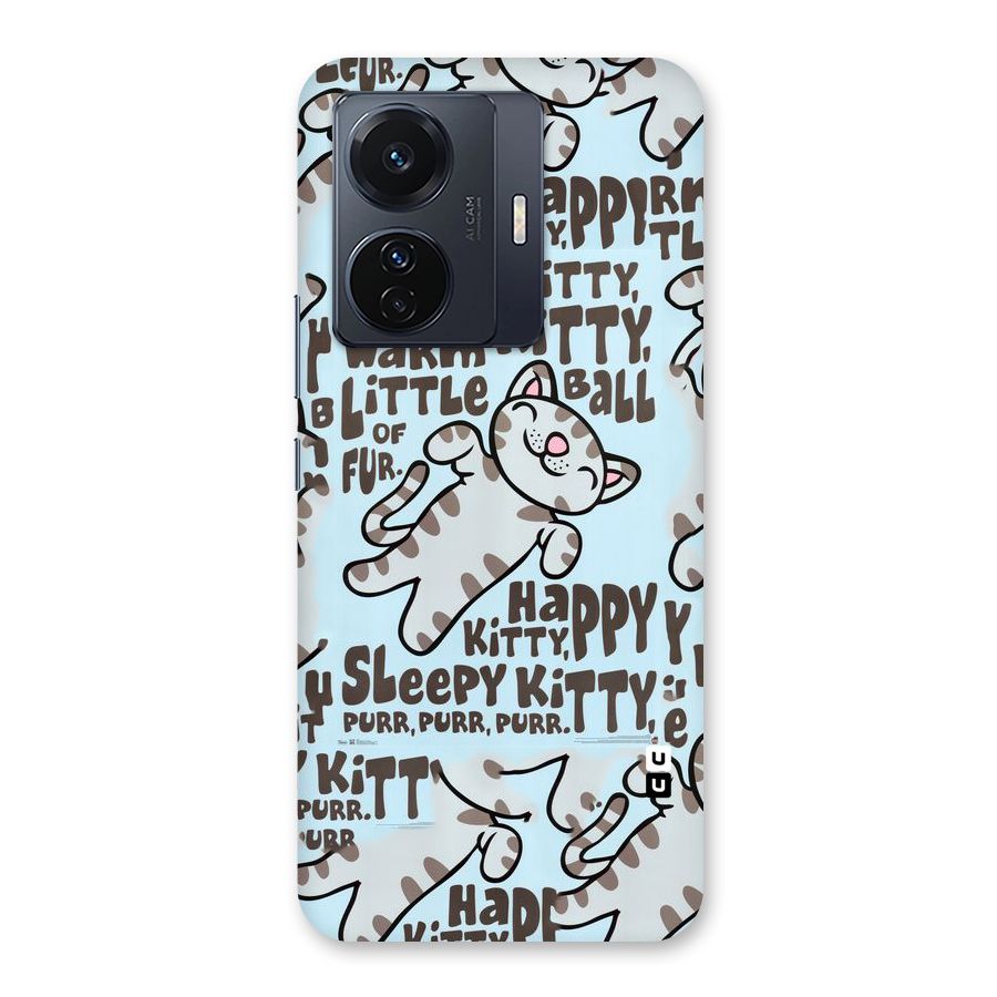Kitty Pattern Back Case for Vivo T1 Pro