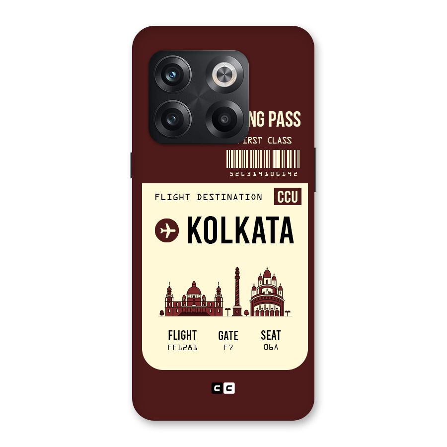 Kolkata Boarding Pass Back Case for OnePlus 10T