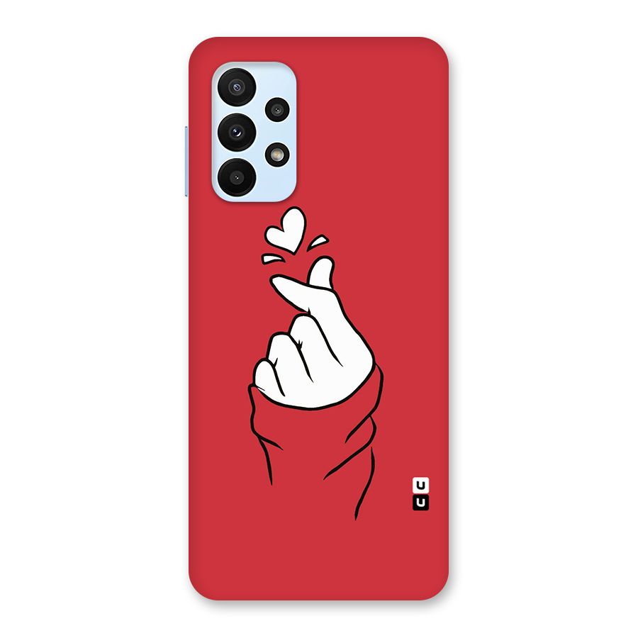 Korean Love Sign Back Case for Galaxy A23