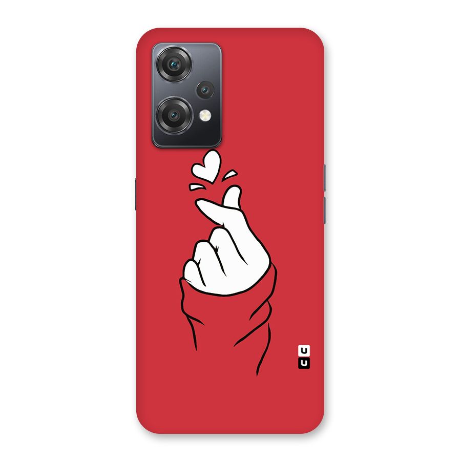 Korean Love Sign Back Case for OnePlus Nord CE 2 Lite 5G