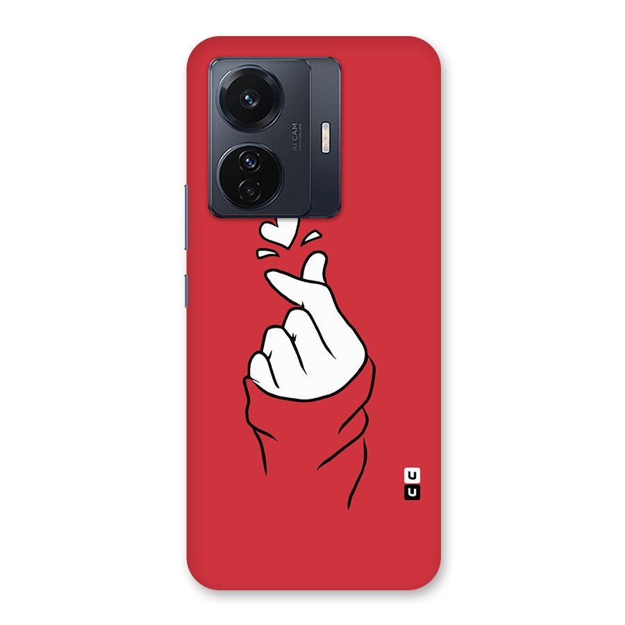 Korean Love Sign Back Case for Vivo T1 Pro