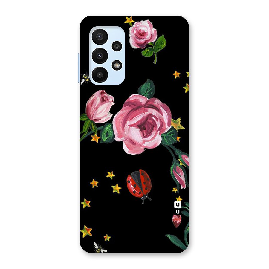 Ladybird And Floral Back Case for Galaxy A23