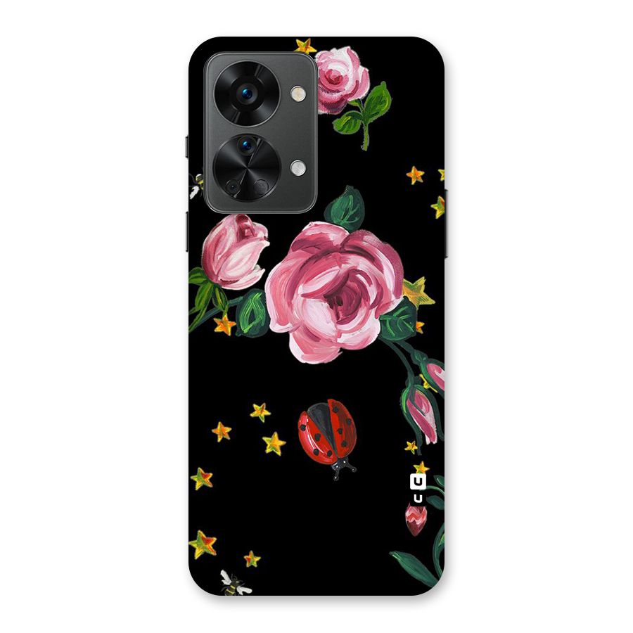 Ladybird And Floral Back Case for OnePlus Nord 2T