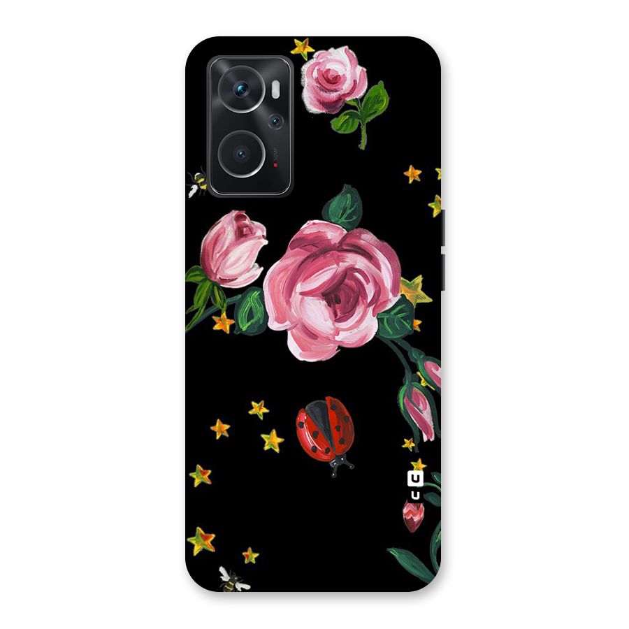 Ladybird And Floral Back Case for Oppo K10 4G
