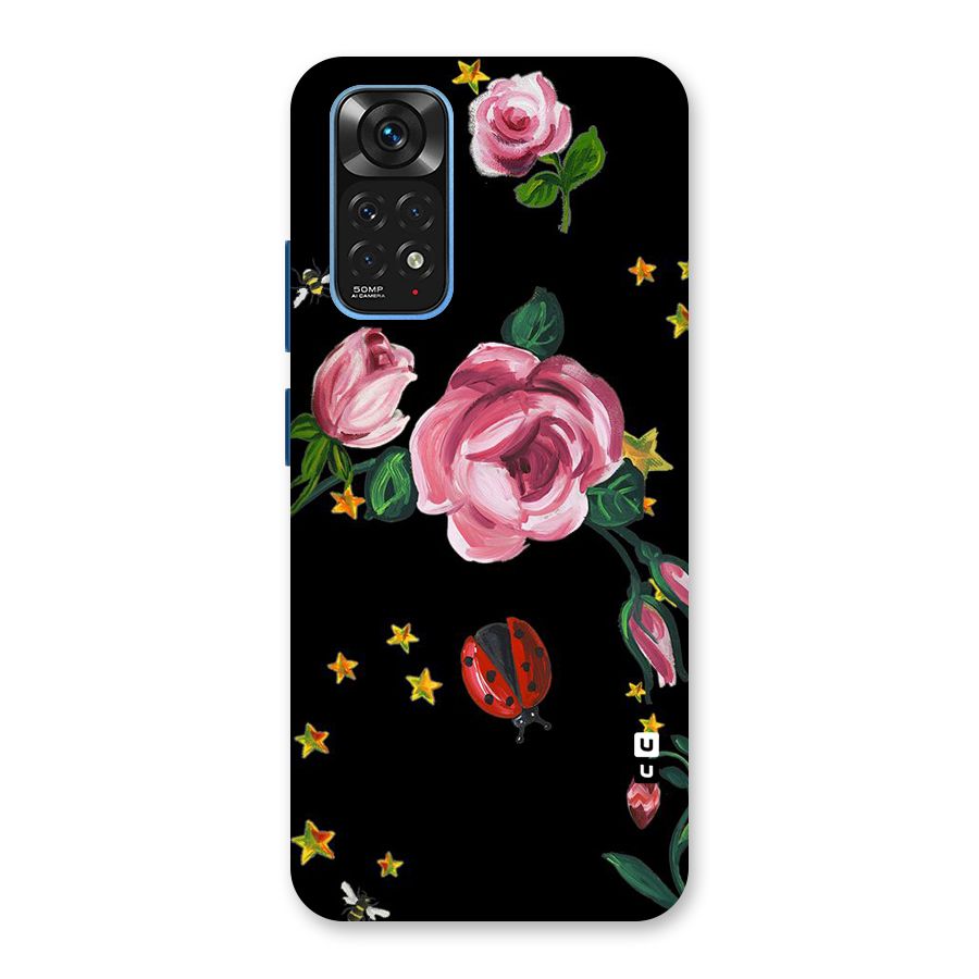 Ladybird And Floral Back Case for Redmi Note 11S