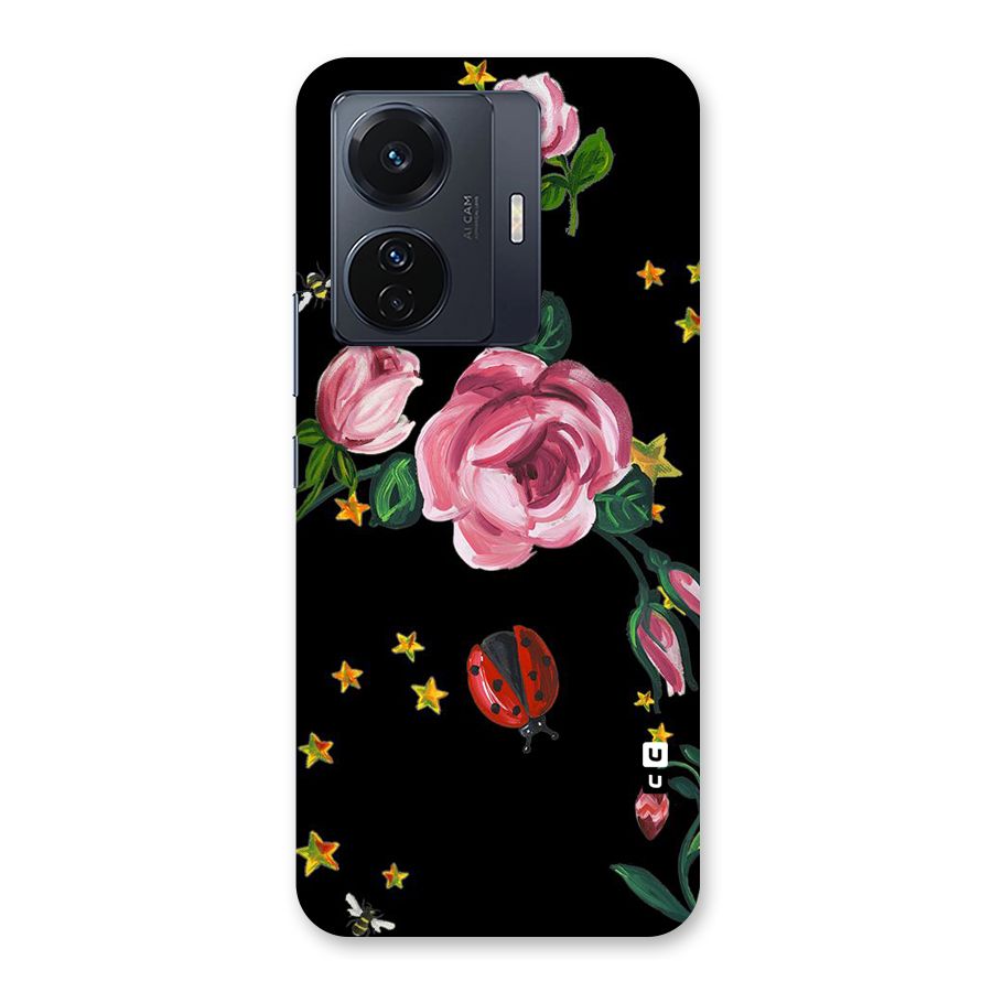 Ladybird And Floral Back Case for Vivo T1 Pro