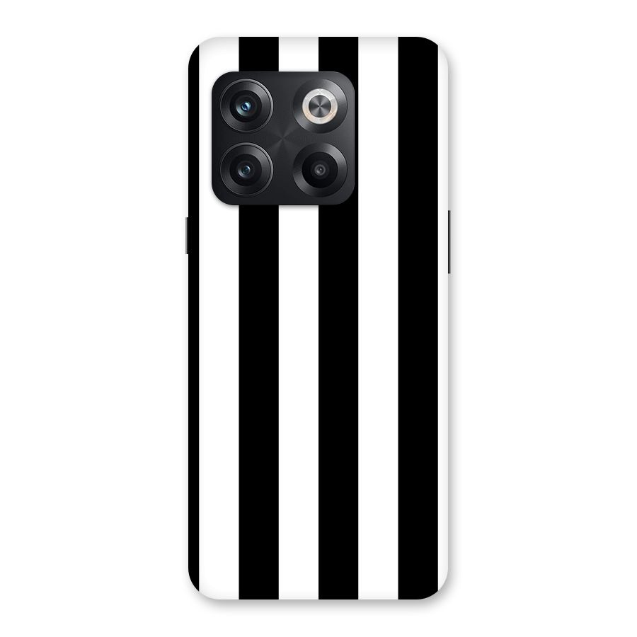 Lavish Black Stripes Back Case for OnePlus 10T
