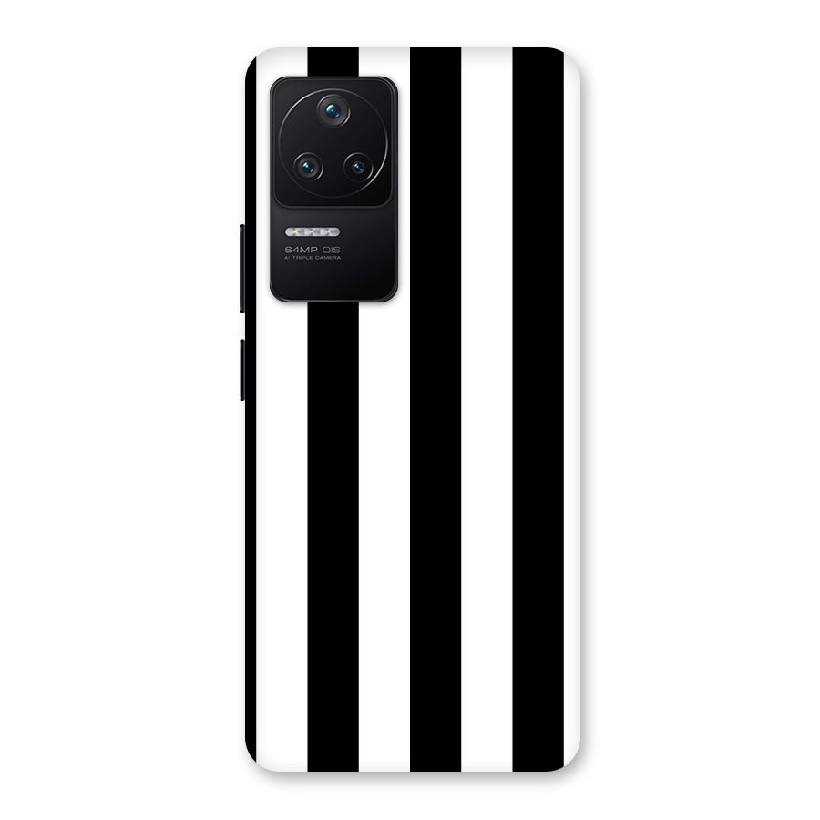 Lavish Black Stripes Back Case for Poco F4 5G