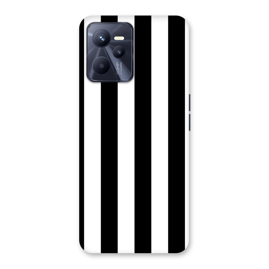 Lavish Black Stripes Back Case for Realme C35