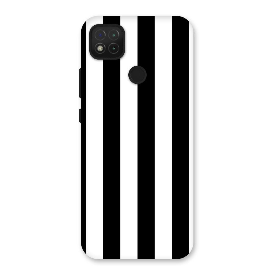 Lavish Black Stripes Back Case for Redmi 9 Activ