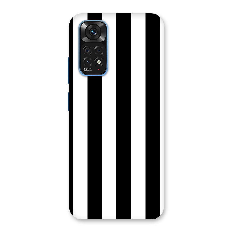 Lavish Black Stripes Back Case for Redmi Note 11S