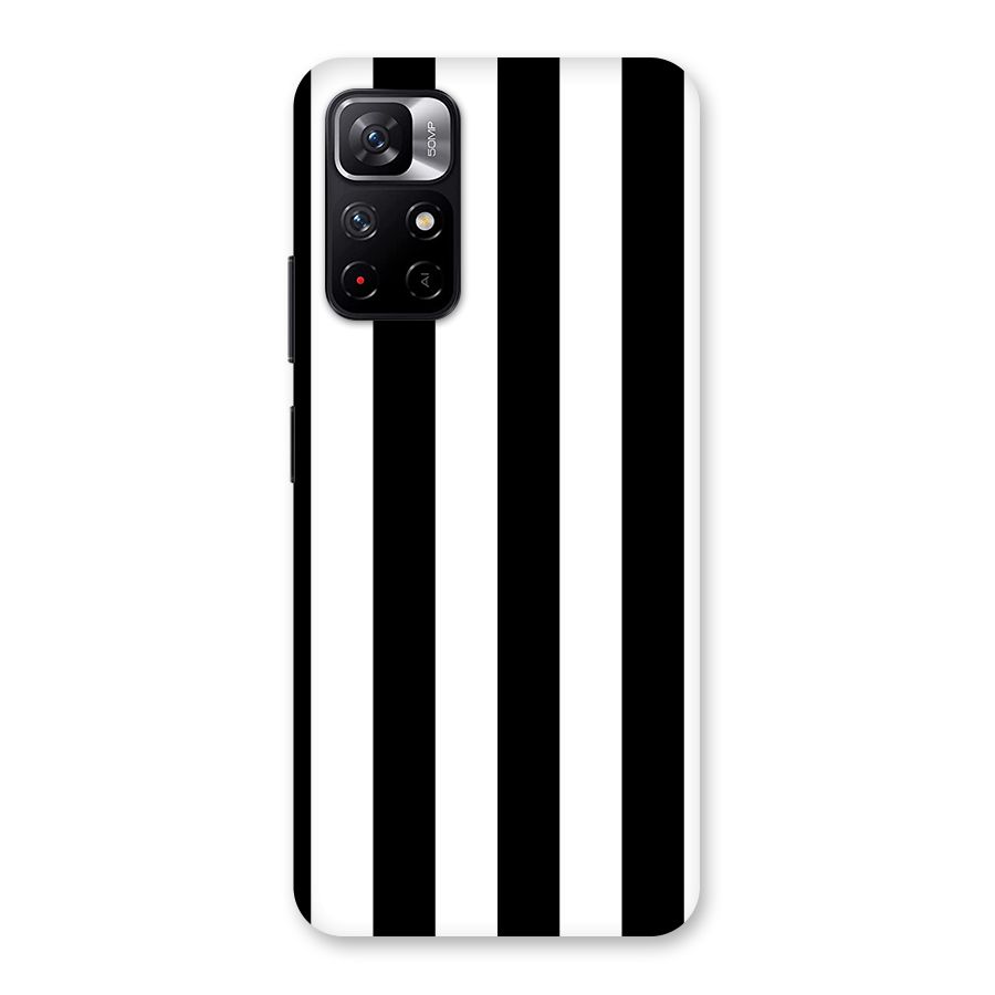 Lavish Black Stripes Back Case for Redmi Note 11T 5G