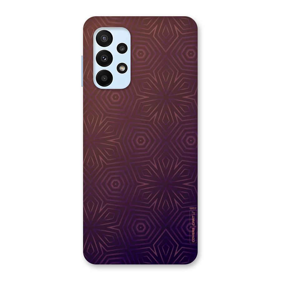 Lavish Purple Pattern Back Case for Galaxy A23