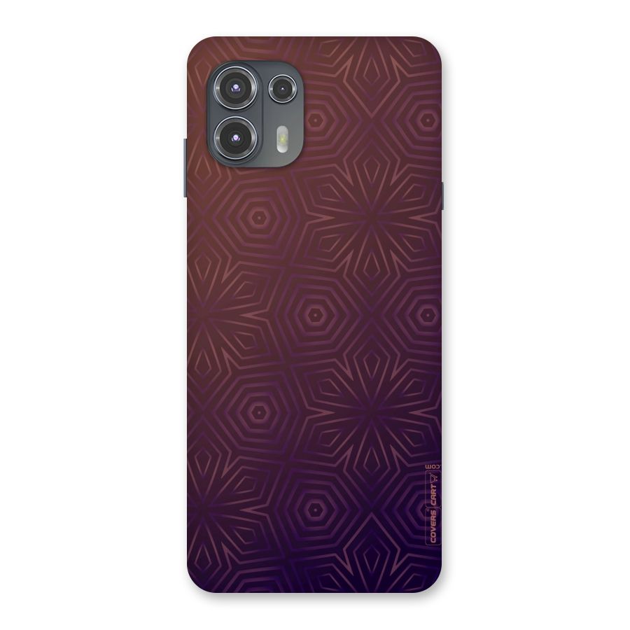 Lavish Purple Pattern Back Case for Motorola Edge 20 Fusion