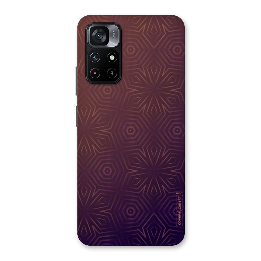 Lavish Purple Pattern Back Case for Poco M4 Pro 5G
