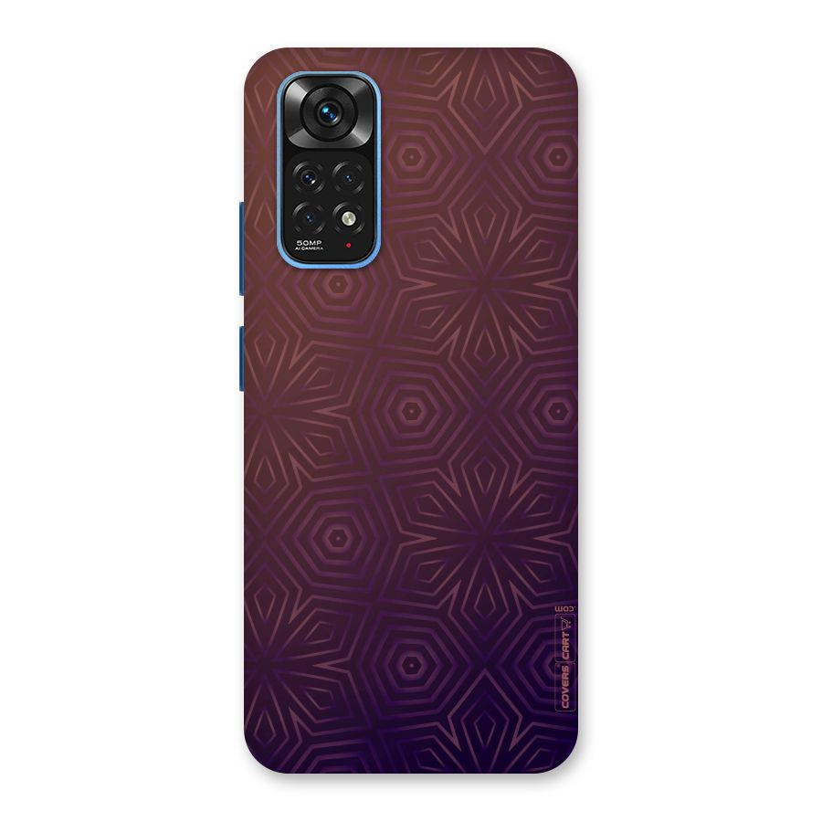 Lavish Purple Pattern Back Case for Redmi Note 11S
