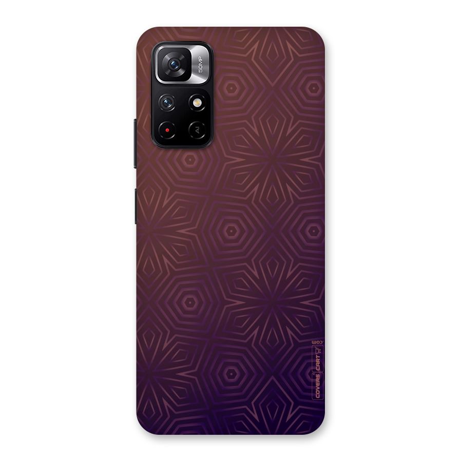 Lavish Purple Pattern Back Case for Redmi Note 11T 5G