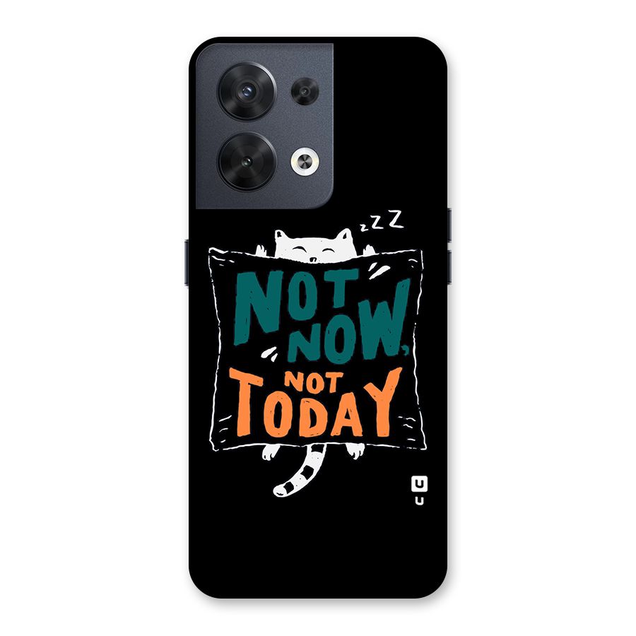 Lazy Cat Not Today Back Case for Oppo Reno8 5G