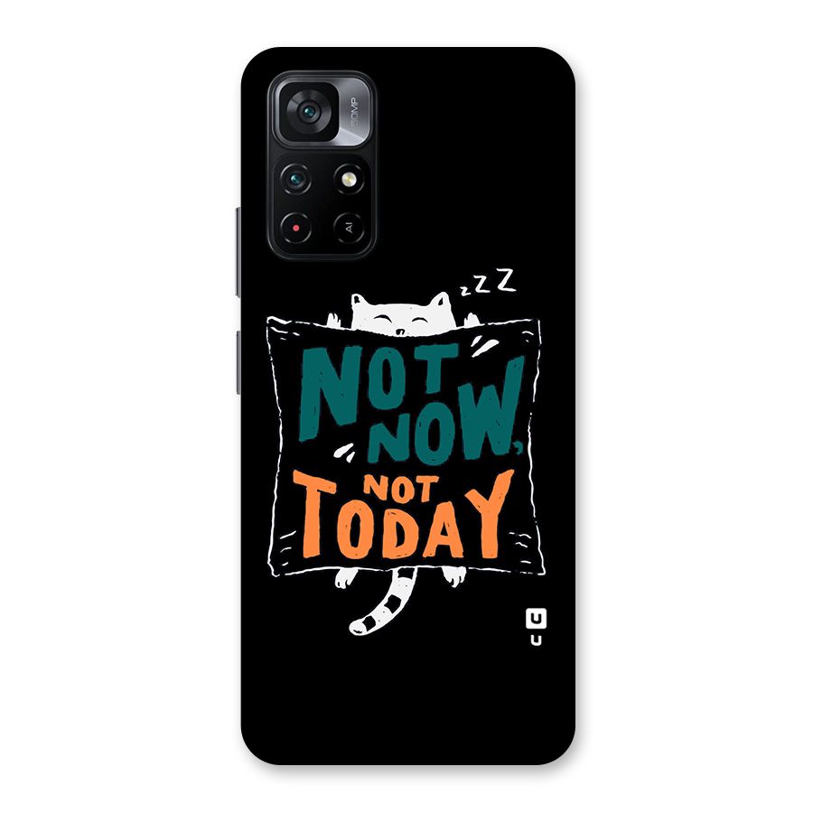 Lazy Cat Not Today Back Case for Poco M4 Pro 5G