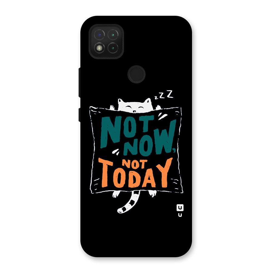 Lazy Cat Not Today Back Case for Redmi 9 Activ