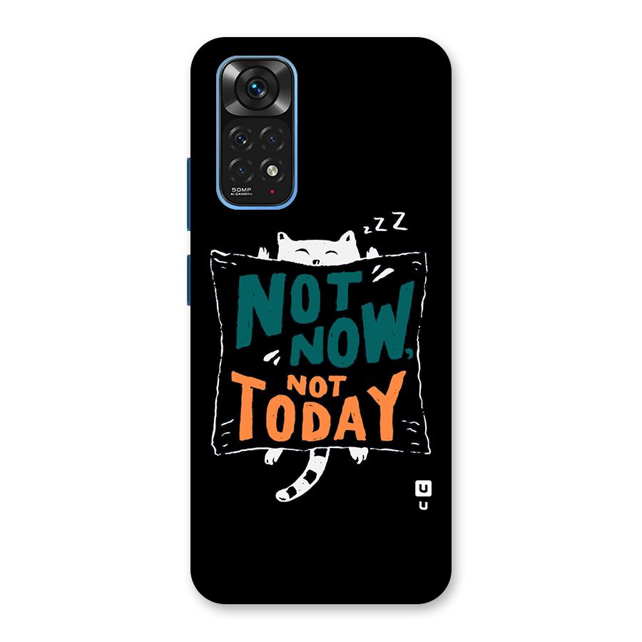 Lazy Cat Not Today Back Case for Redmi Note 11S