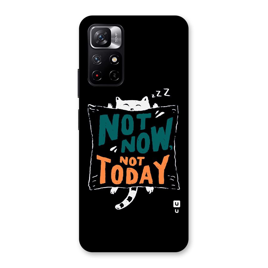 Lazy Cat Not Today Back Case for Redmi Note 11T 5G