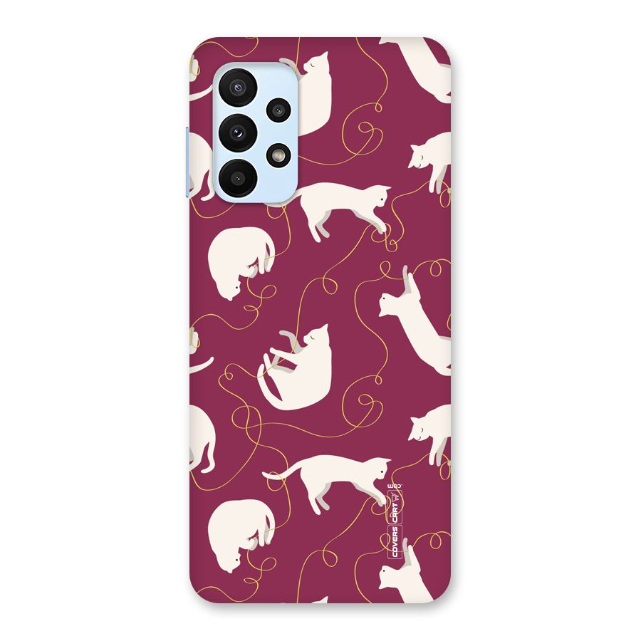 Lazy Kitty Back Case for Galaxy A23