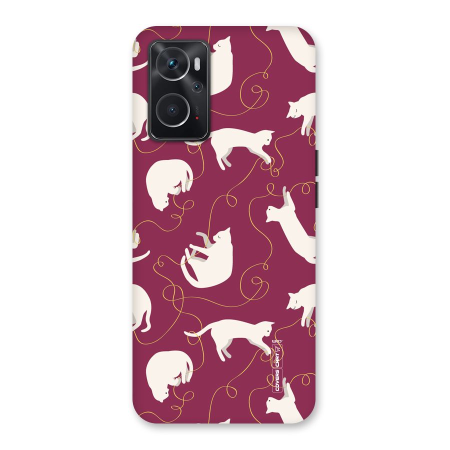 Lazy Kitty Back Case for Oppo K10 4G