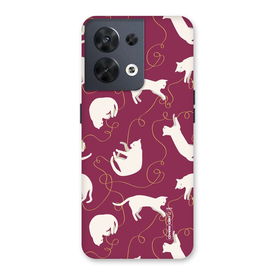 Lazy Kitty Back Case for Oppo Reno8 5G