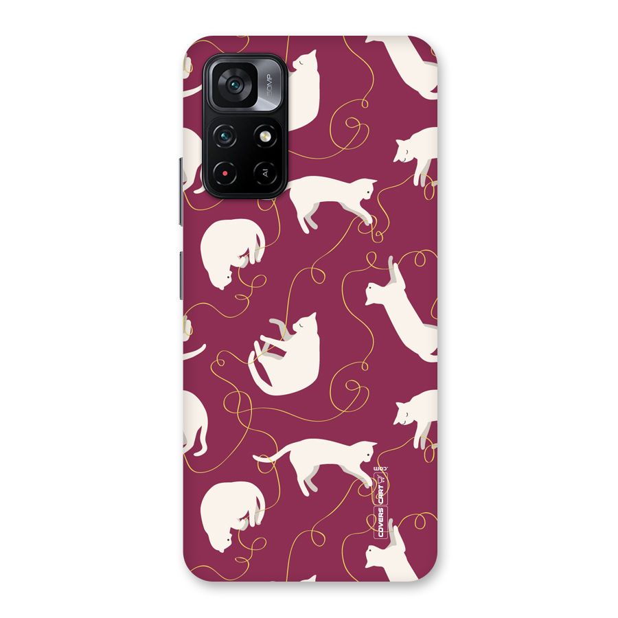 Lazy Kitty Back Case for Poco M4 Pro 5G