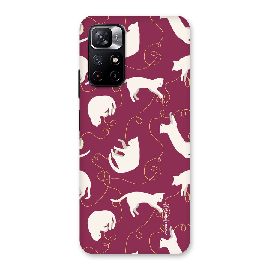 Lazy Kitty Back Case for Redmi Note 11T 5G