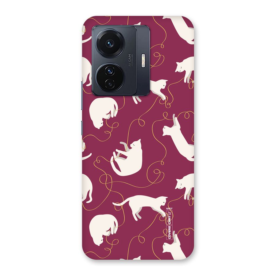 Lazy Kitty Back Case for Vivo T1 Pro