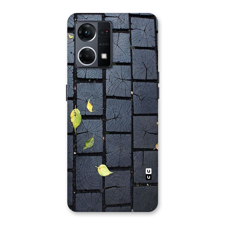 Leaf On Floor Glass Back Case for Oppo F21 Pro 5G