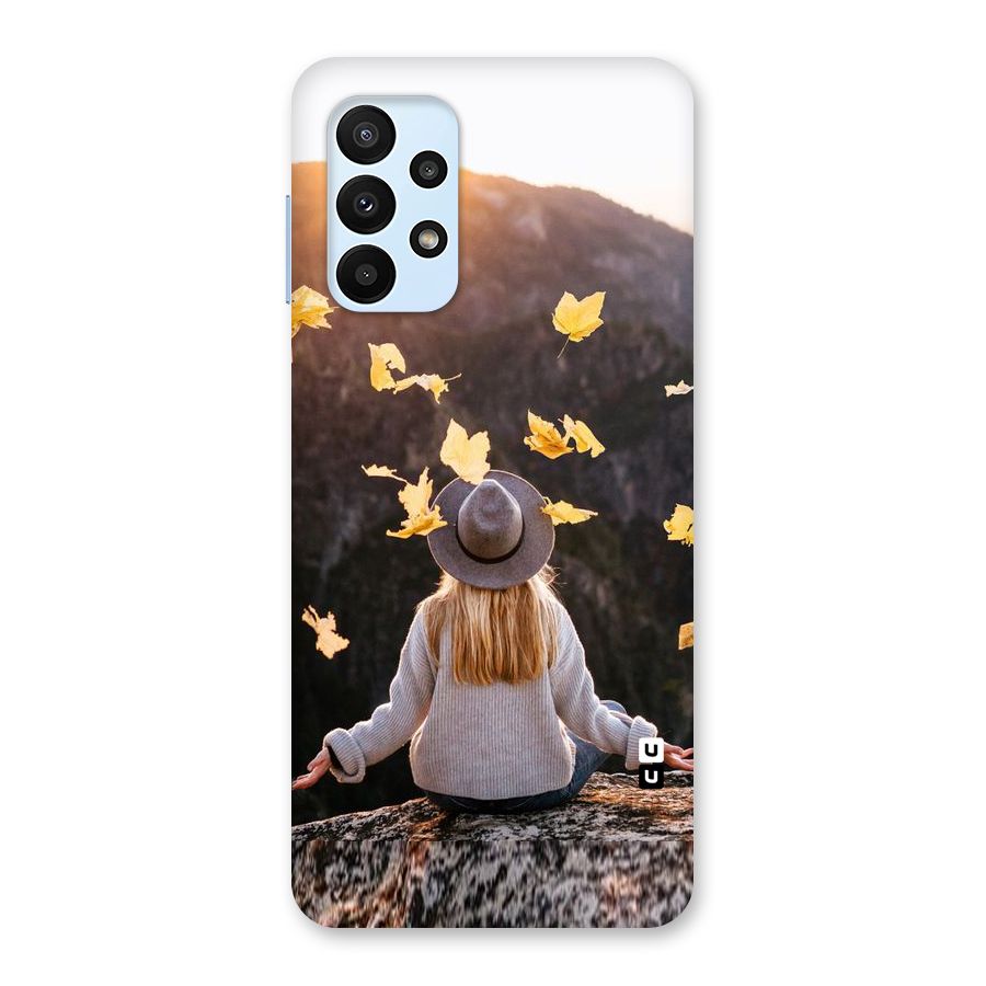 Leaf Rain Sunset Back Case for Galaxy A23