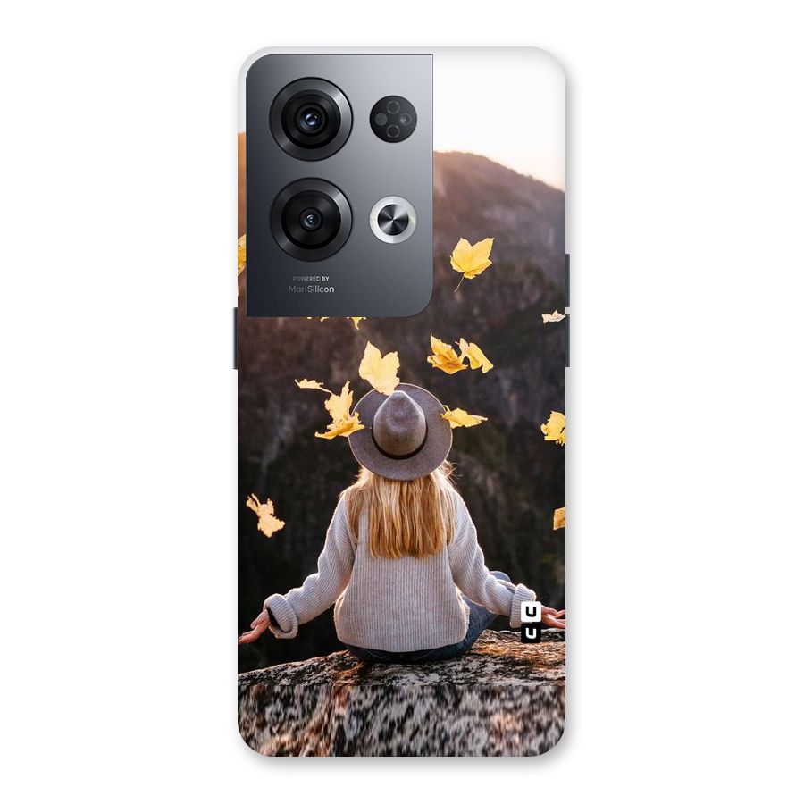 Leaf Rain Sunset Back Case for Oppo Reno8 Pro 5G