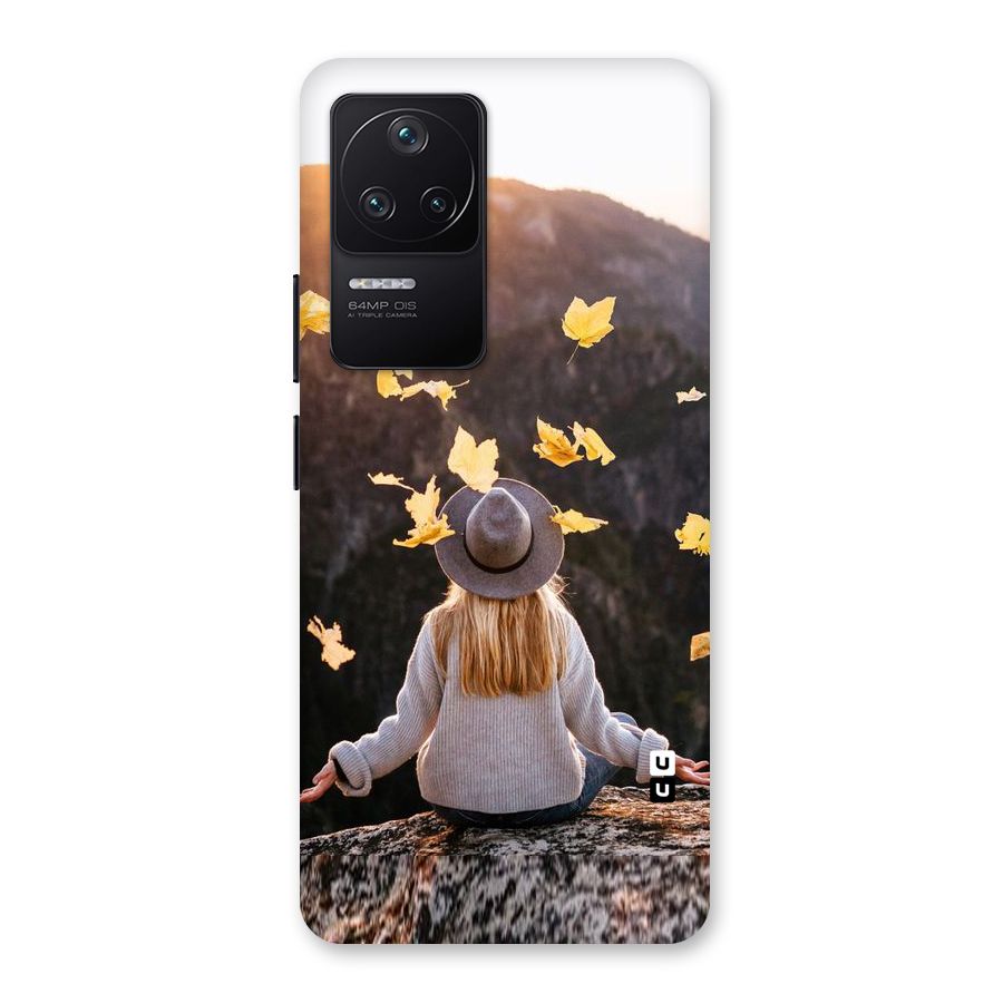 Leaf Rain Sunset Back Case for Poco F4 5G