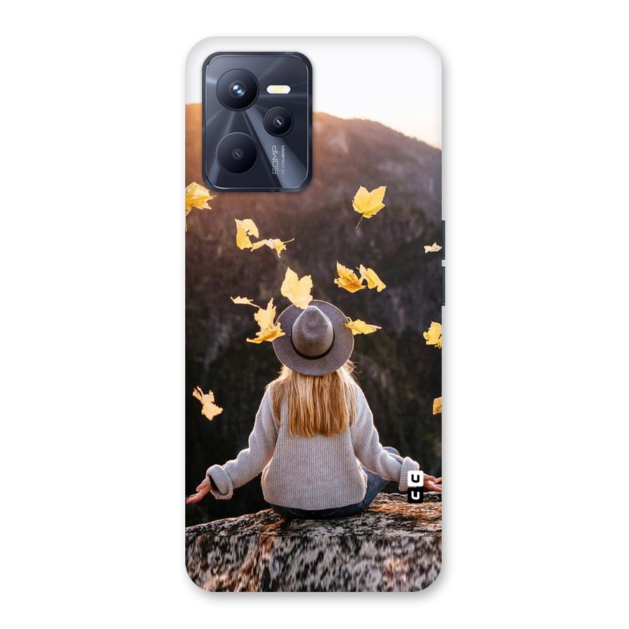 Leaf Rain Sunset Back Case for Realme C35