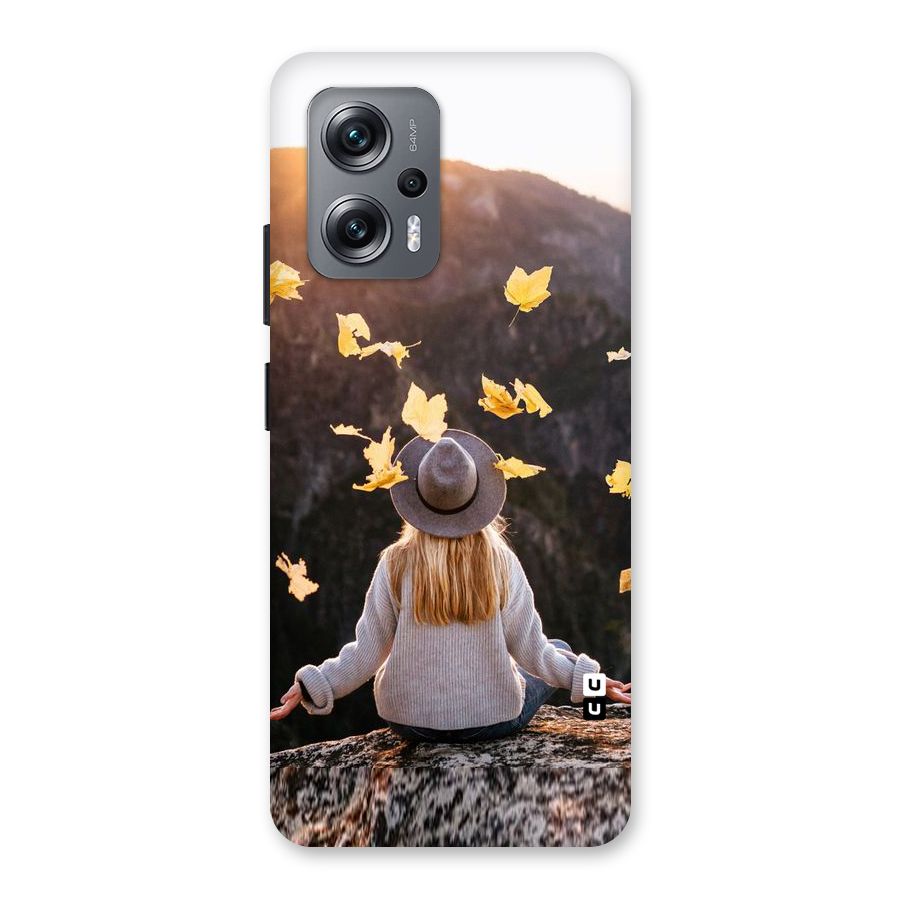 Leaf Rain Sunset Back Case for Redmi K50i