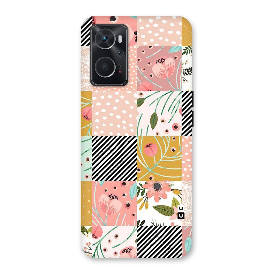 Leaf Stripe Polka Back Case for Oppo K10 4G