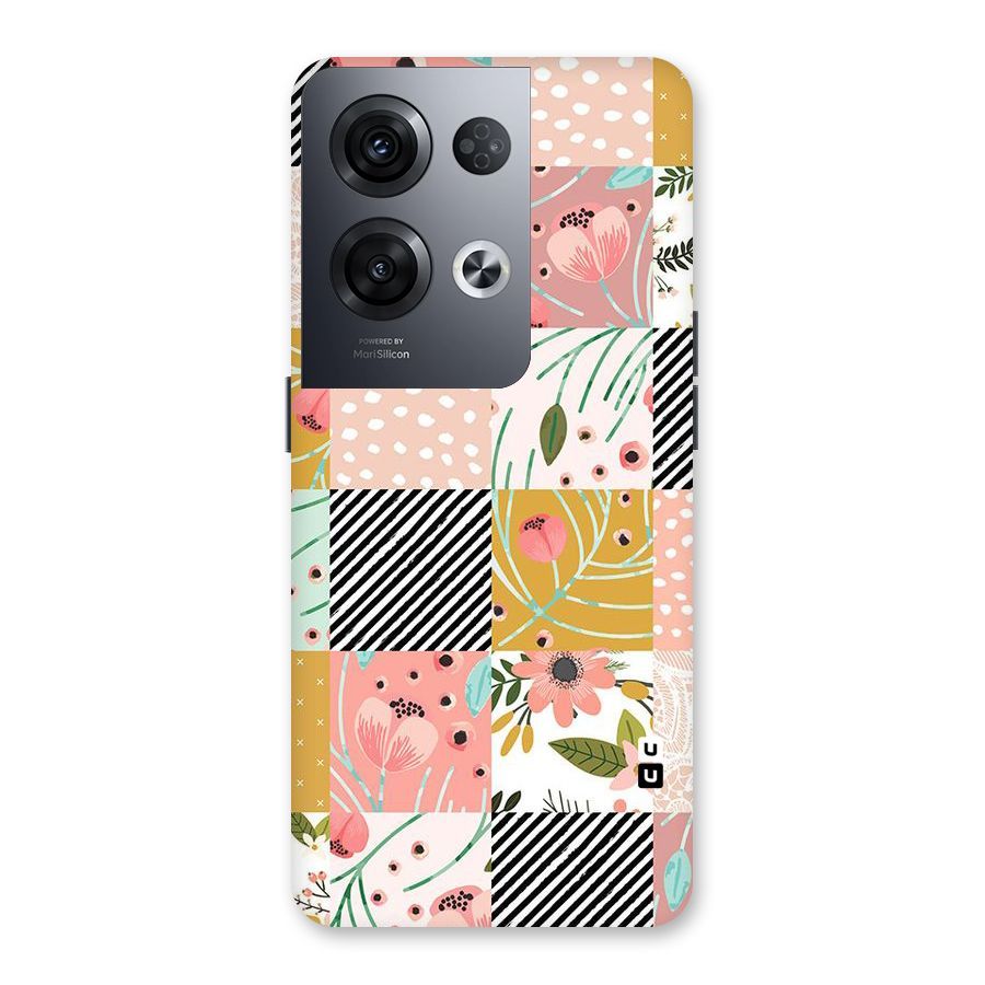 Leaf Stripe Polka Back Case for Oppo Reno8 Pro 5G