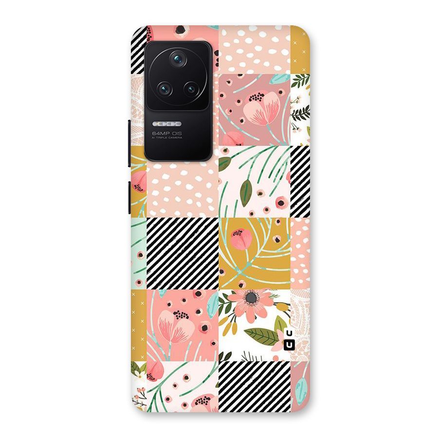 Leaf Stripe Polka Back Case for Poco F4 5G