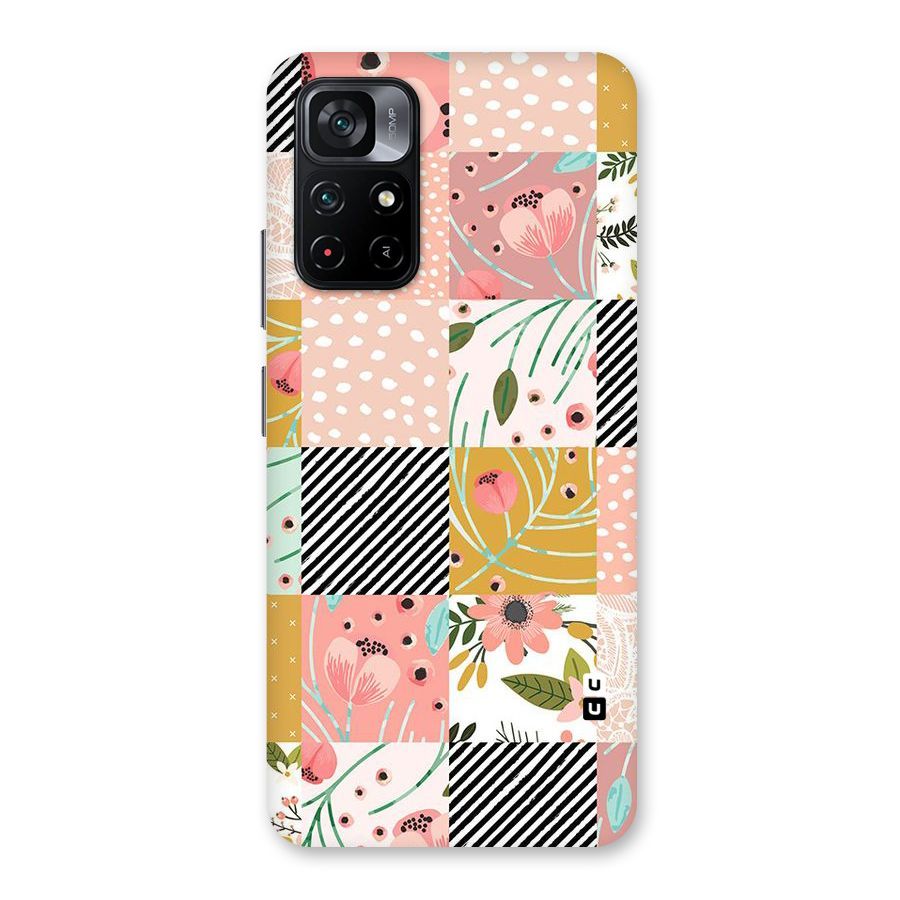 Leaf Stripe Polka Back Case for Poco M4 Pro 5G