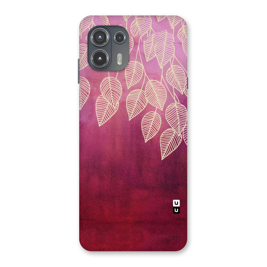 Leafy Outline Back Case for Motorola Edge 20 Fusion