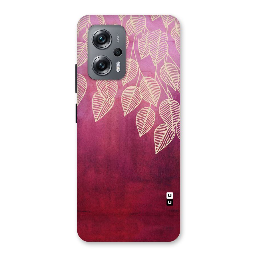 Leafy Outline Back Case for Redmi K50i