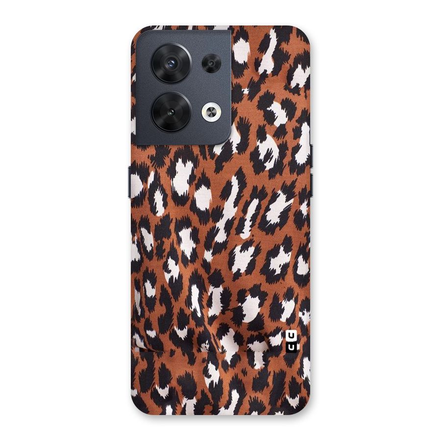 Leapord Design Back Case for Oppo Reno8 5G