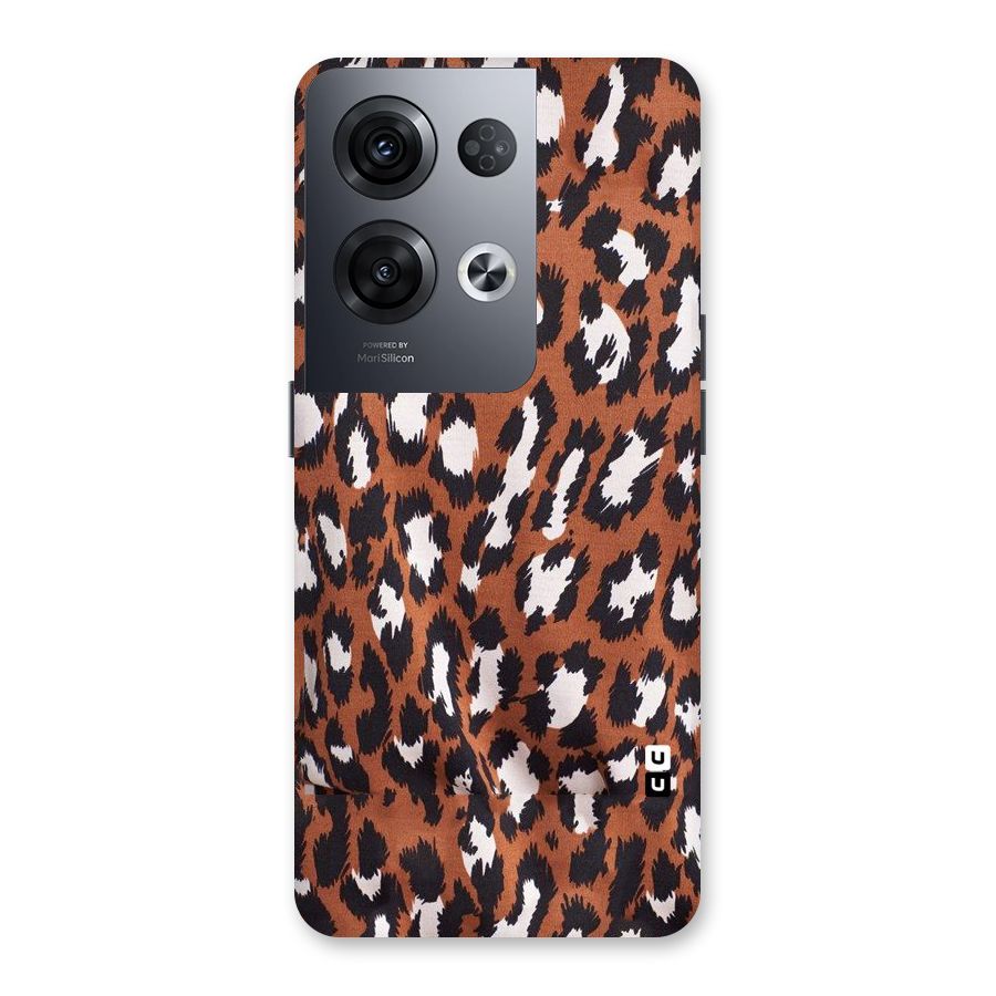 Leapord Design Back Case for Oppo Reno8 Pro 5G
