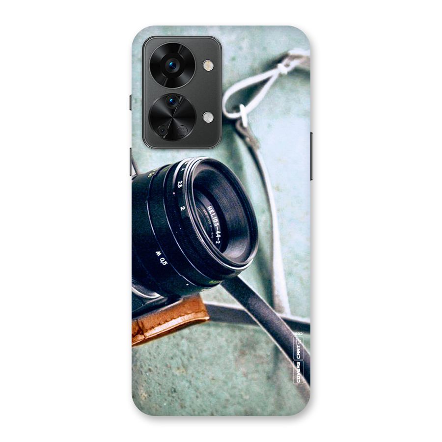 Leather Camera Lens Back Case for OnePlus Nord 2T
